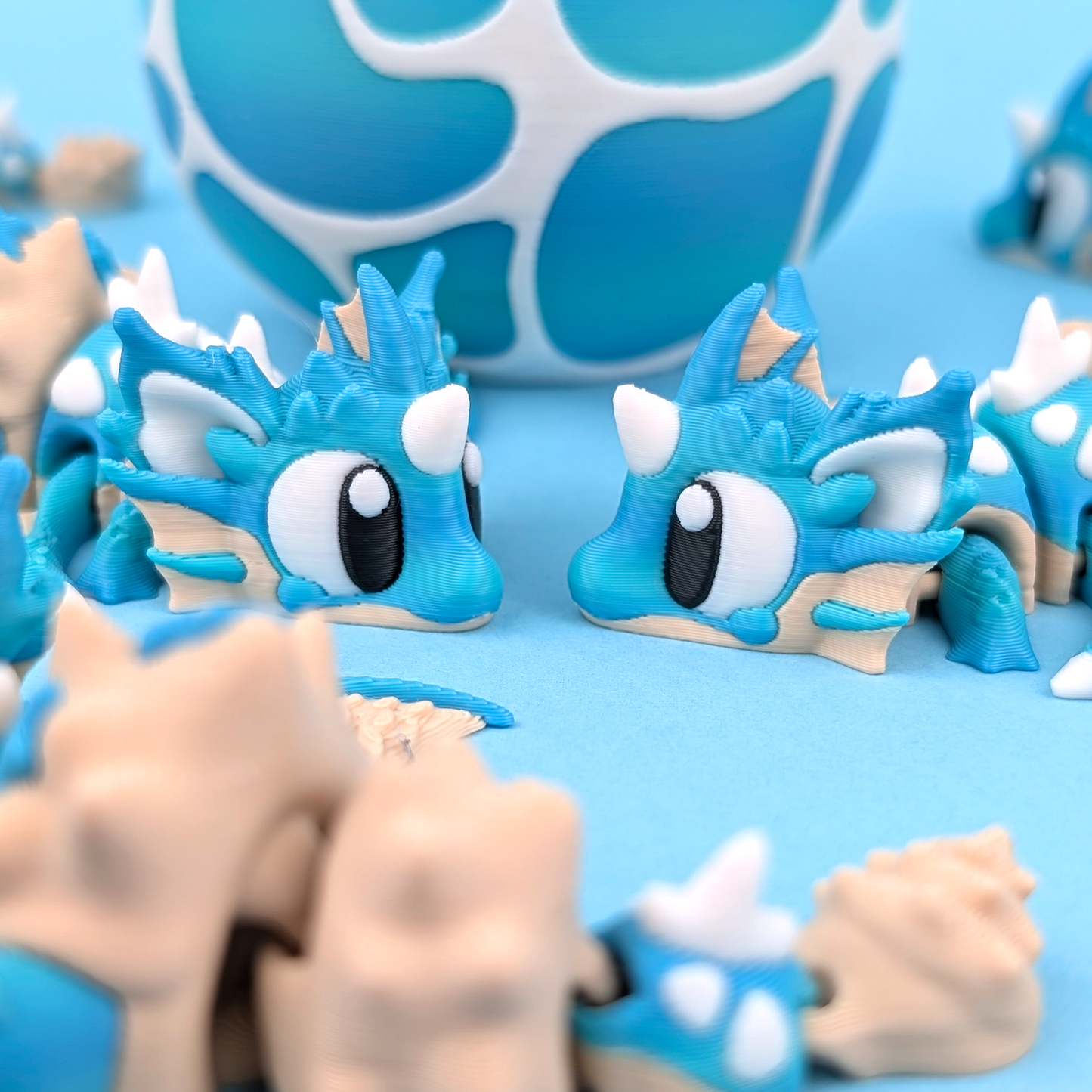 Sea Shell Mini Dragon & Egg