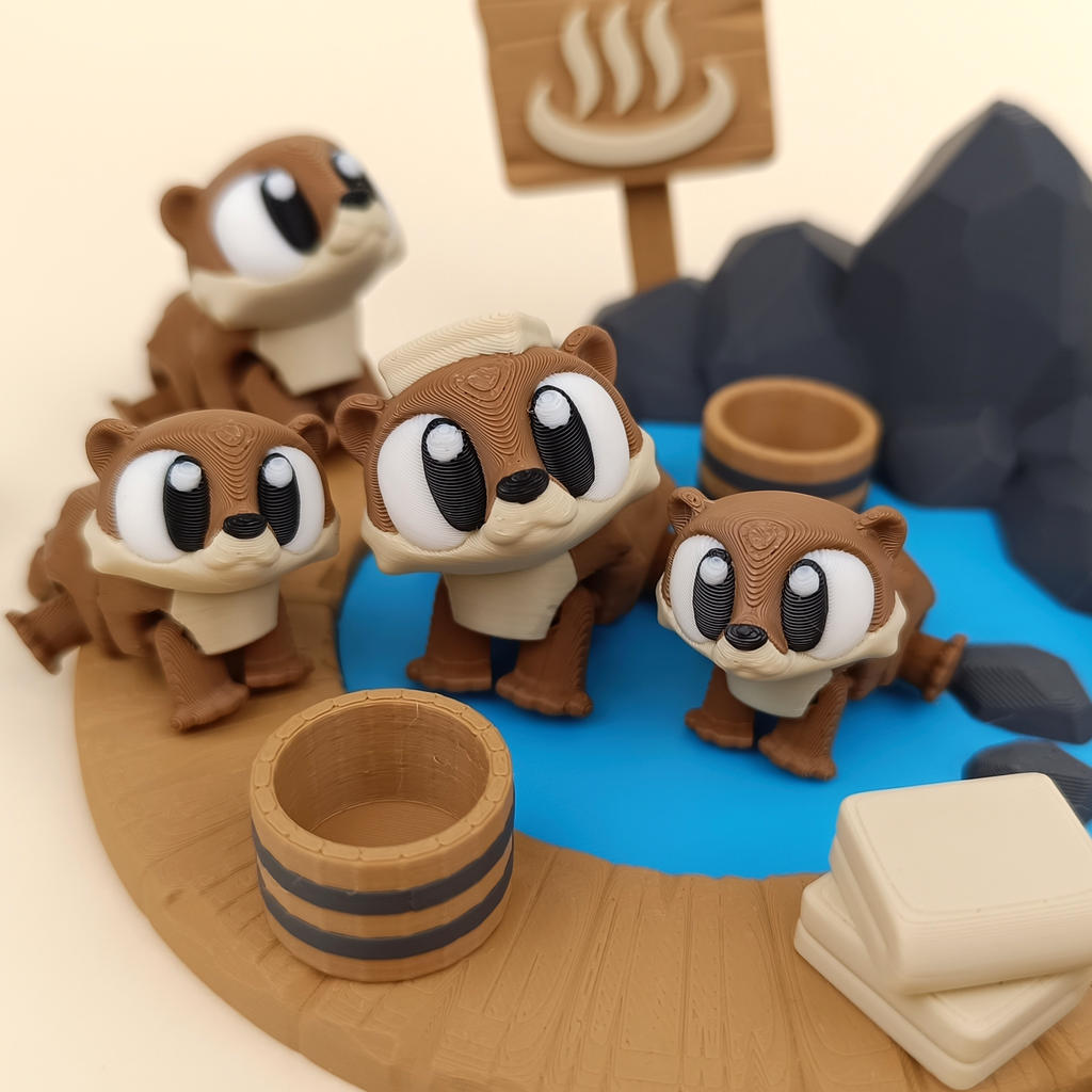 Otter Onsen PlaySet