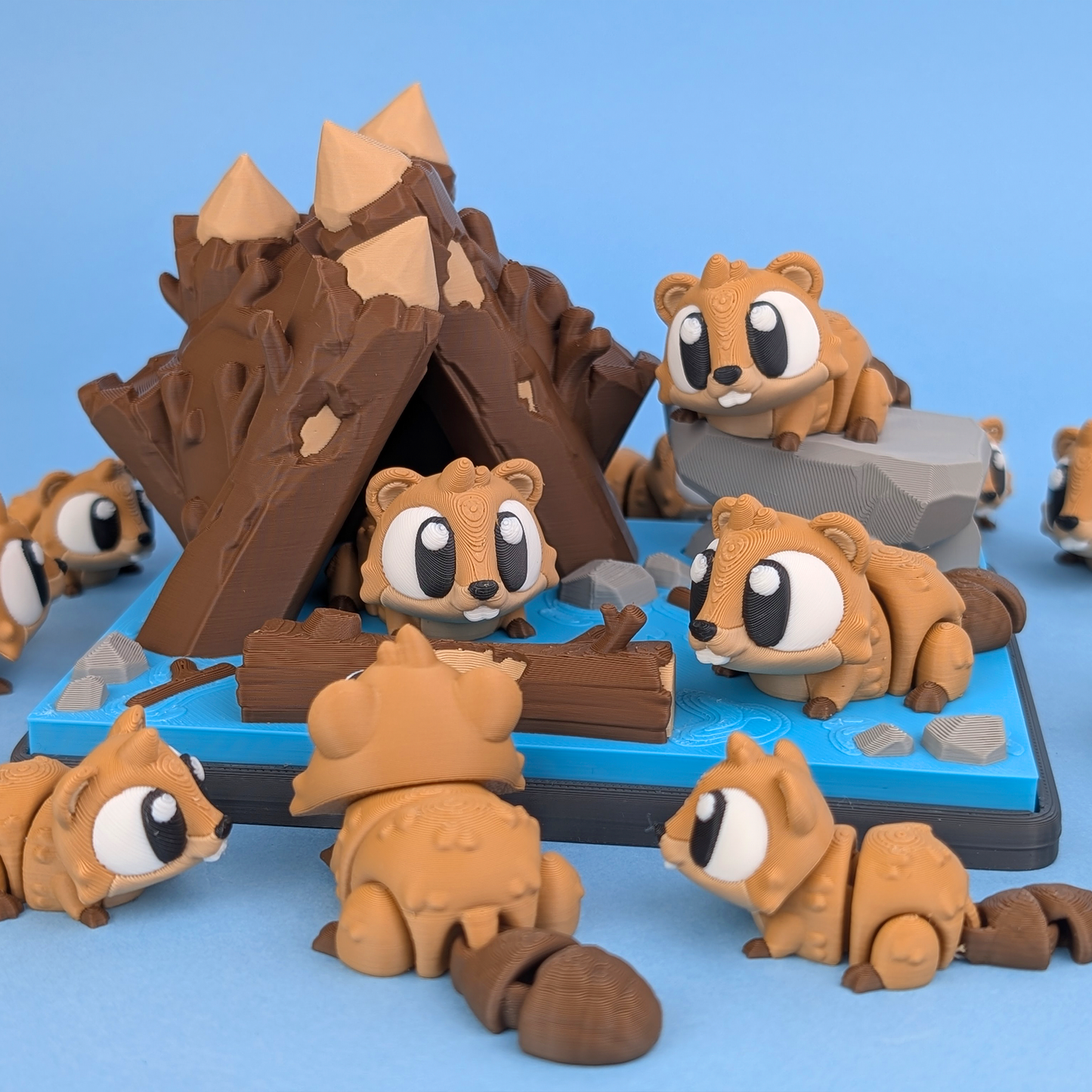 Beaver & River But Playset