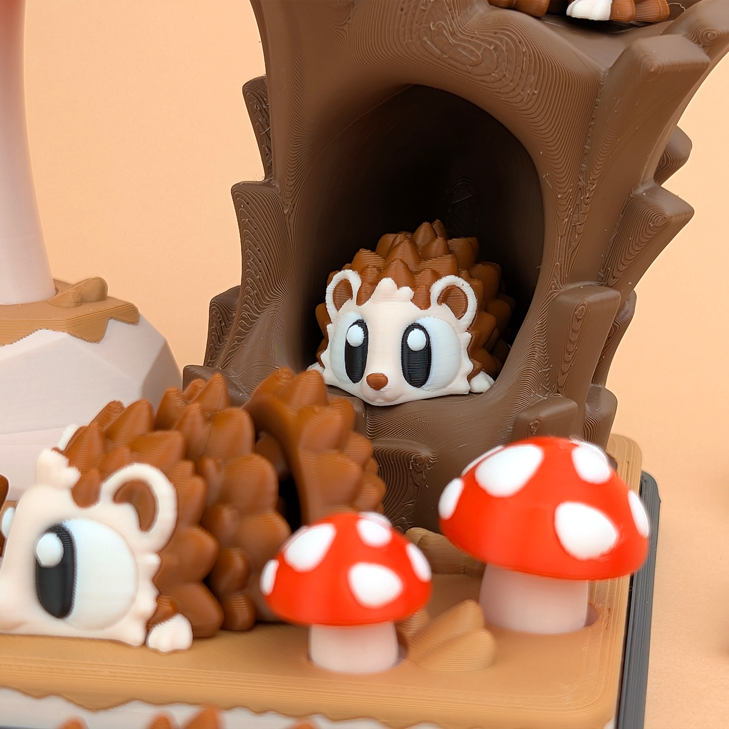 Hedgehog & Mushroom forest Playset