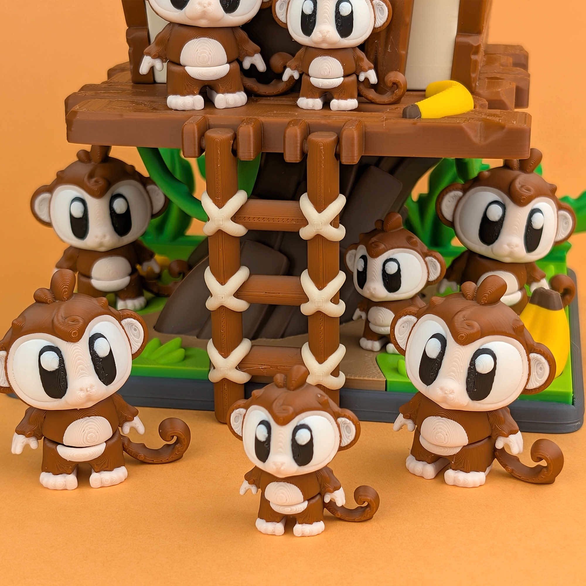 Monkey & Jungle TreeHouse Playset