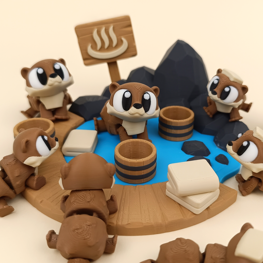 Otter Onsen PlaySet