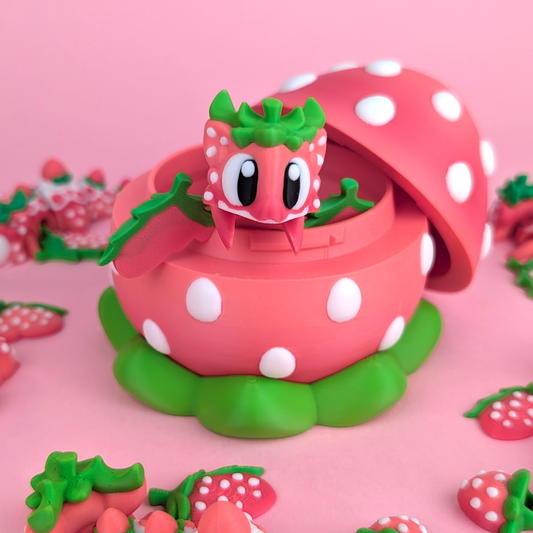 Strawberry Mini Dragon & Egg