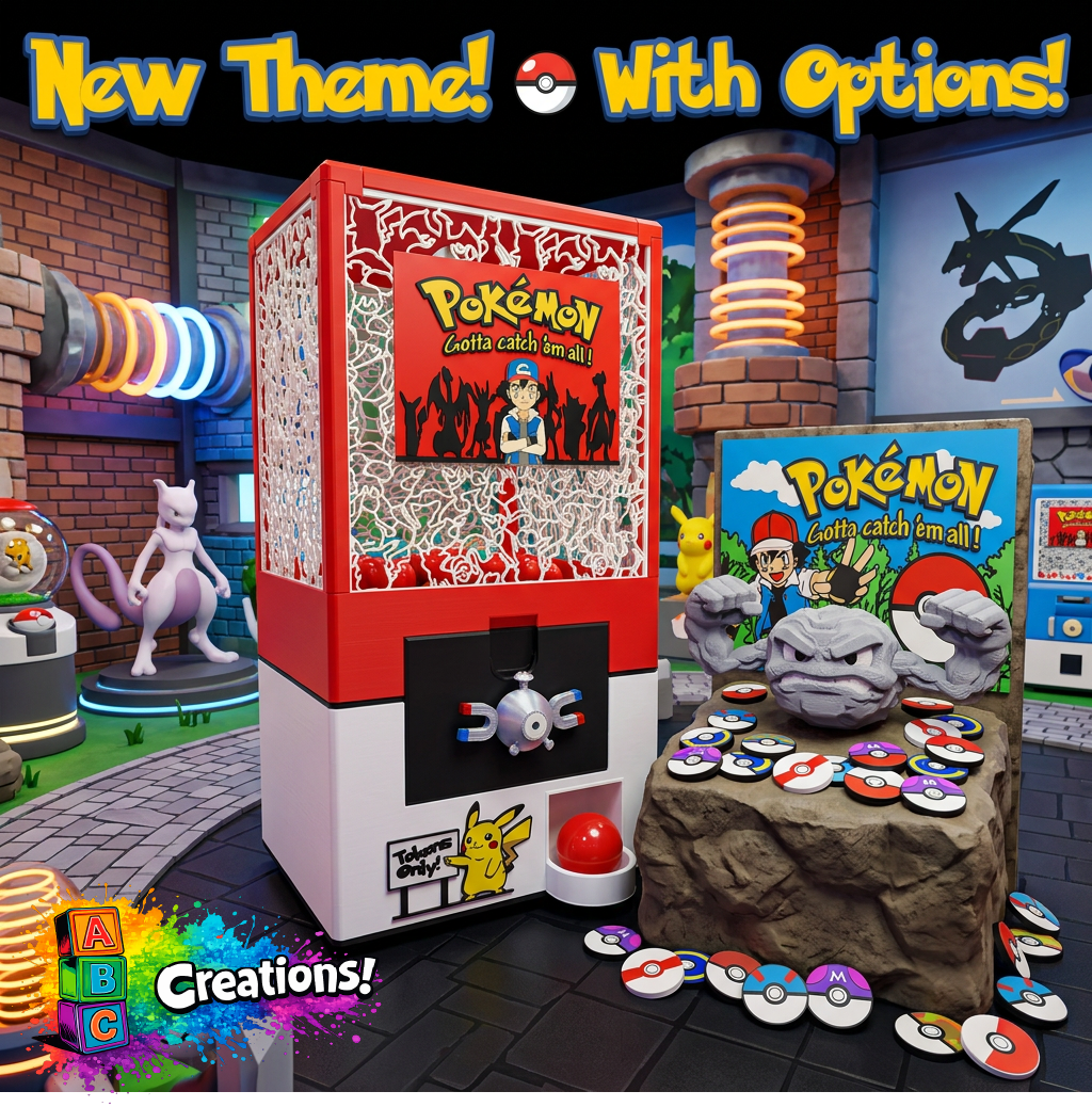 GachaPop Vending Premium Machine + 50capsules