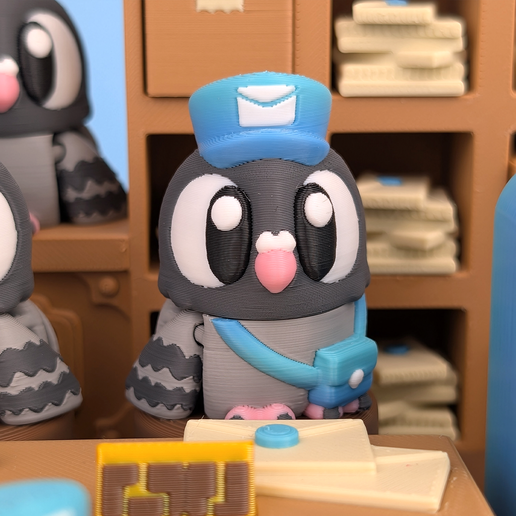 Pigeon & Post office Playset