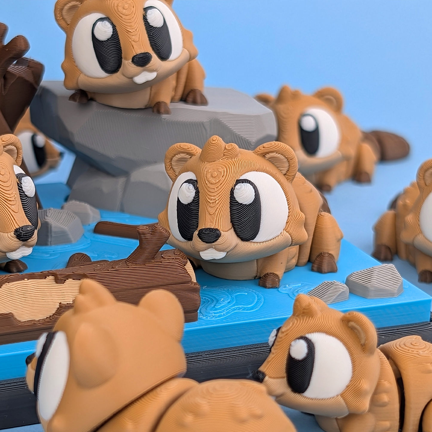 Beaver & River But Playset