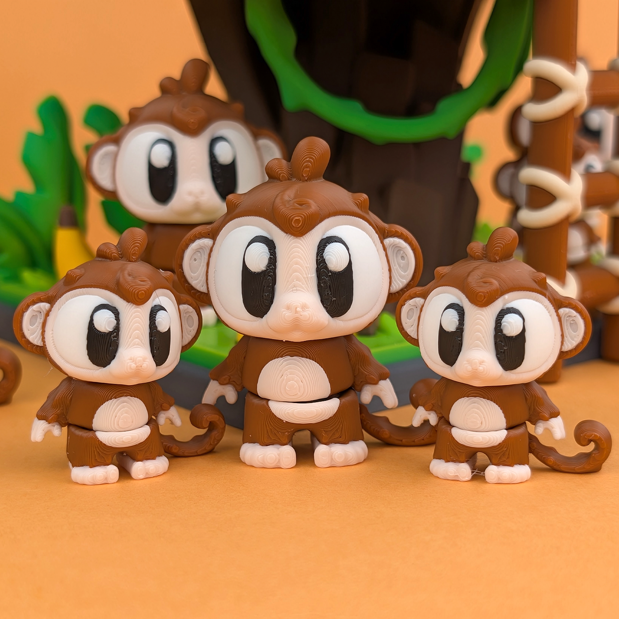 Monkey & Jungle TreeHouse Playset
