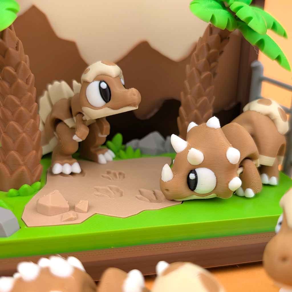 Mini Jurassic World Playset