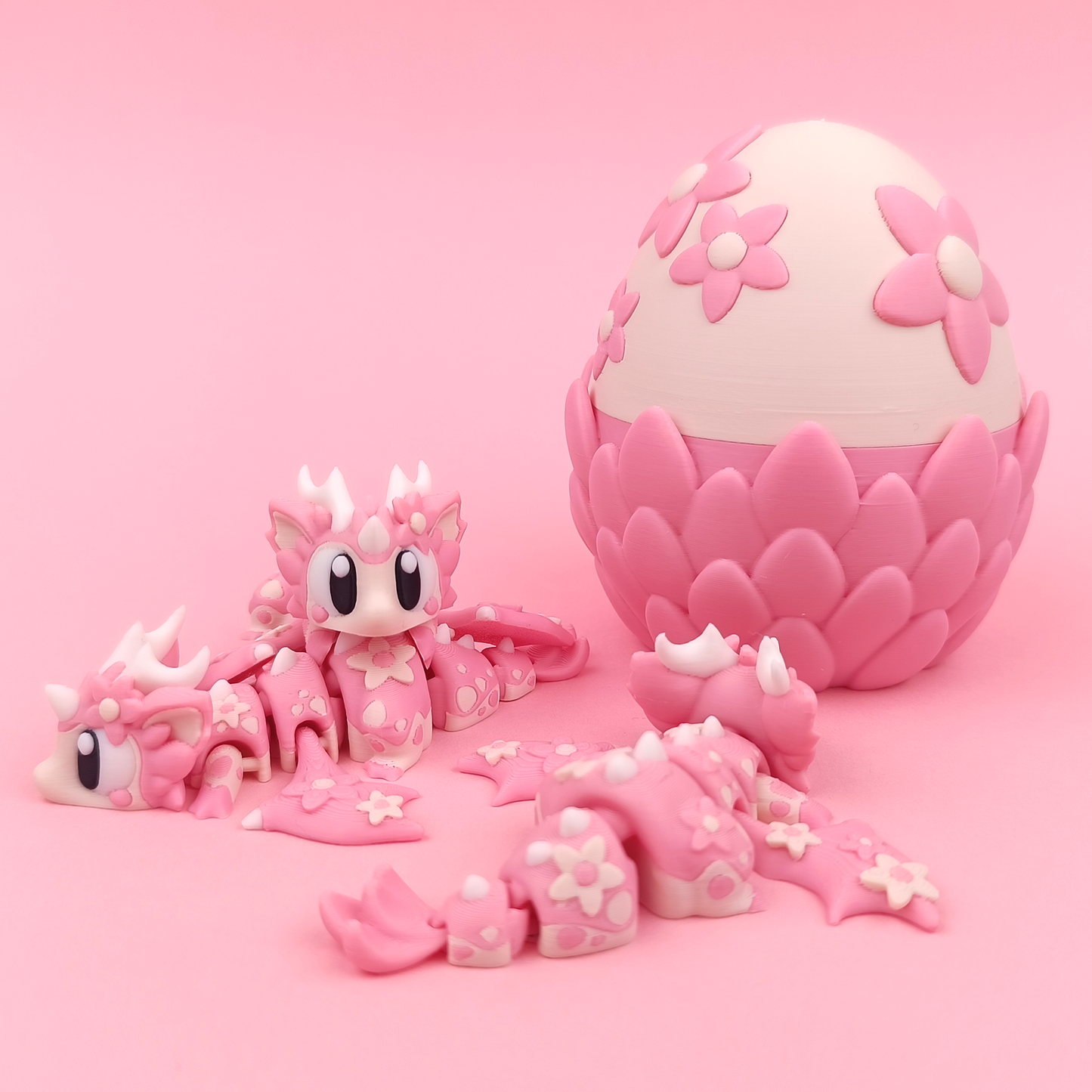 Cherry Blossom Mini Dragon & Egg