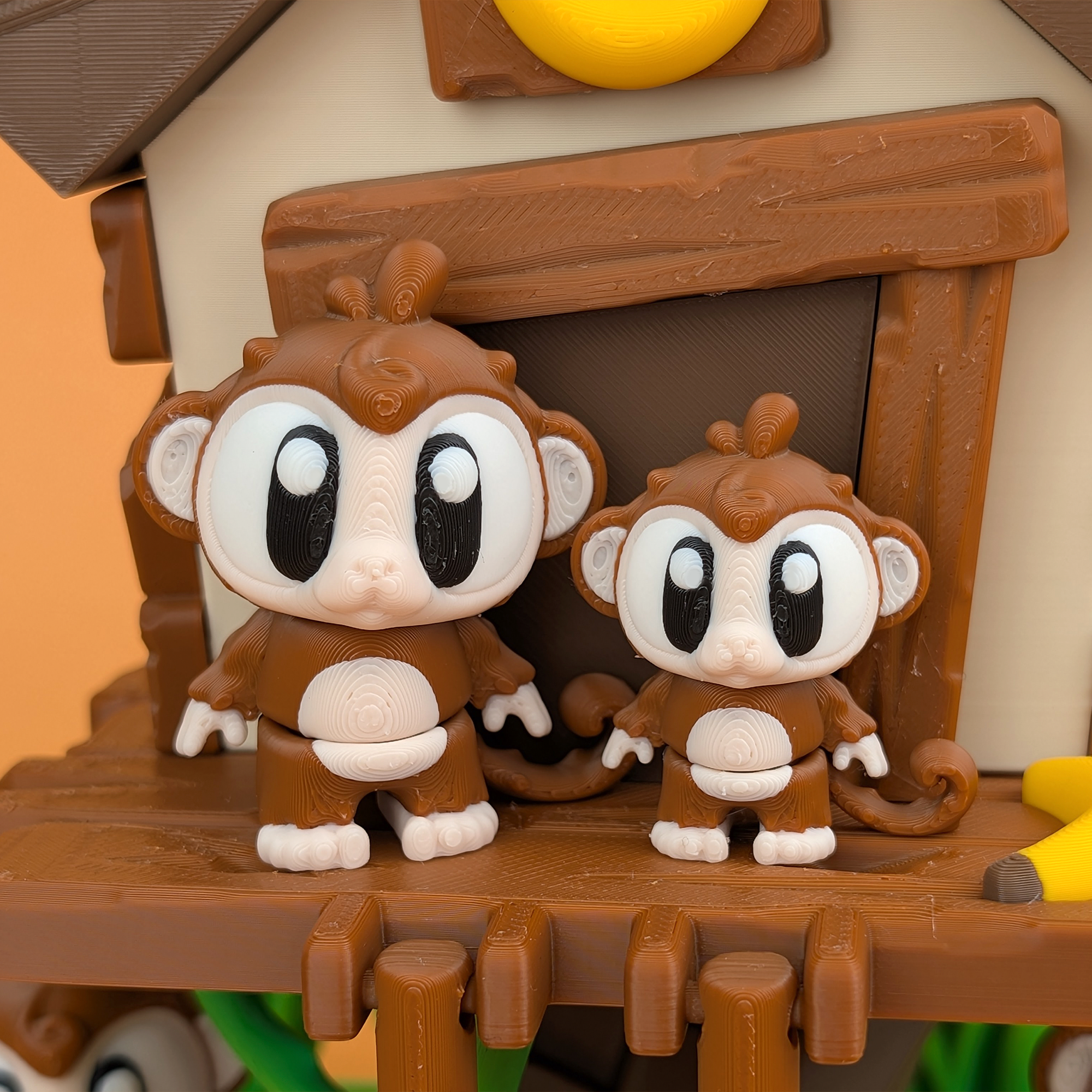 Monkey & Jungle TreeHouse Playset