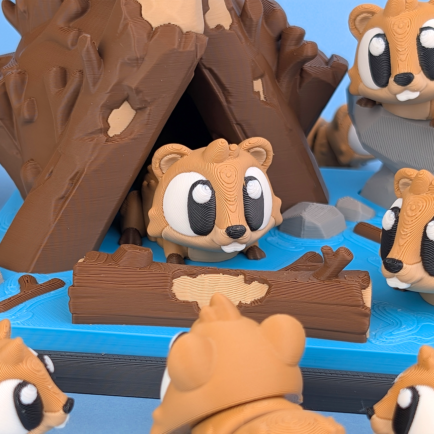 Beaver & River But Playset