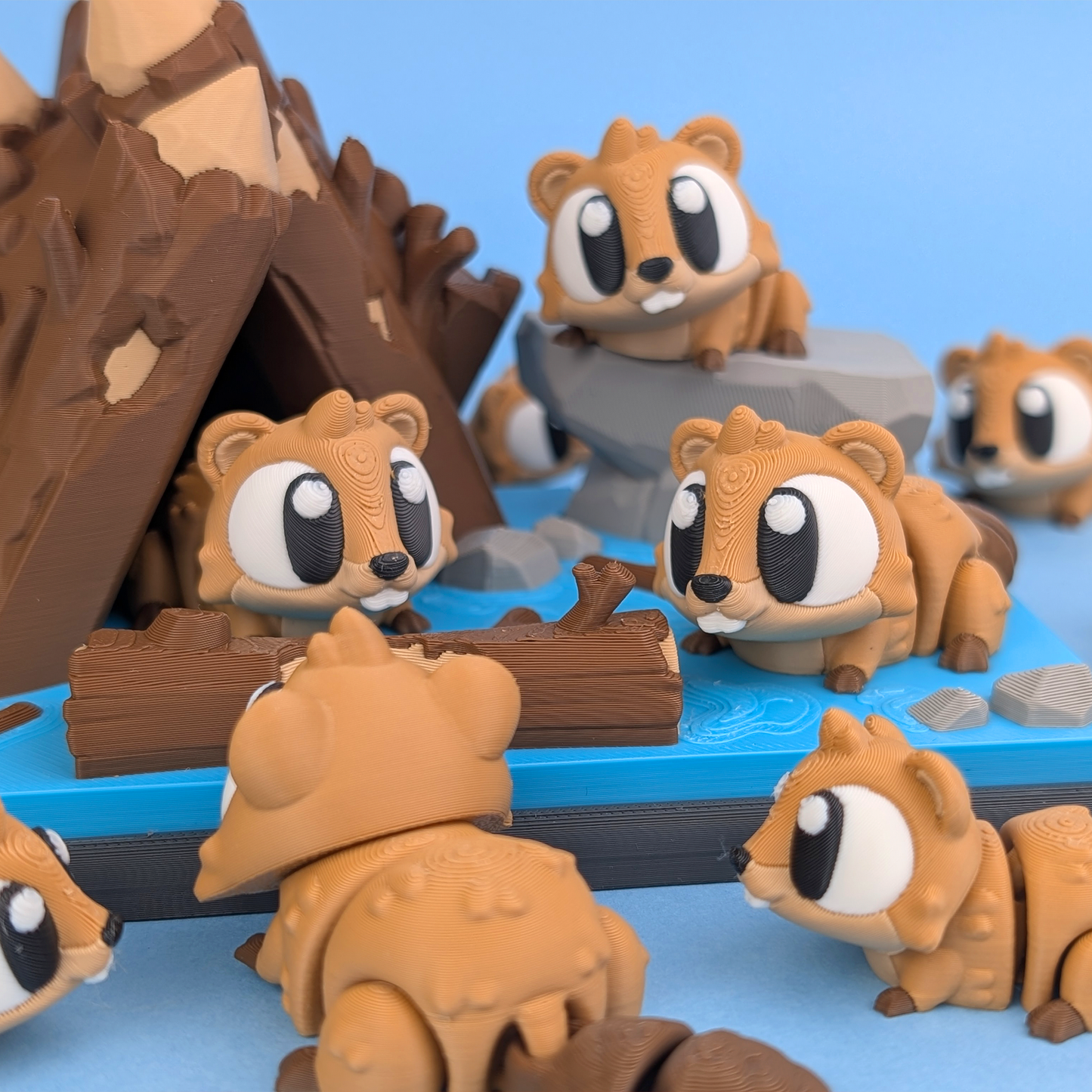 Beaver & River But Playset