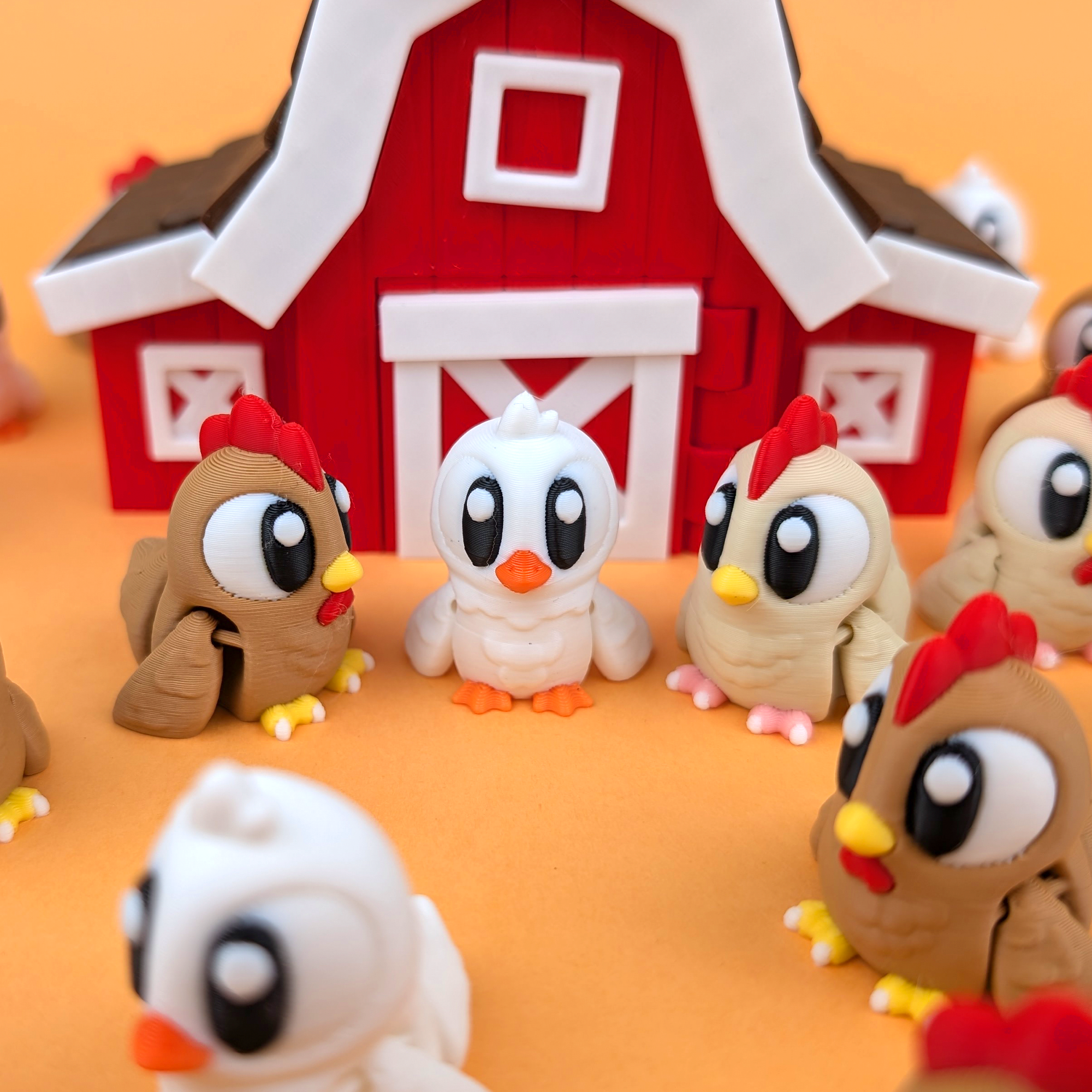 Chicken/ Duck Farm animals Barn Playset
