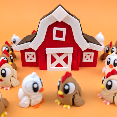 Chicken/ Duck Farm animals Barn Playset