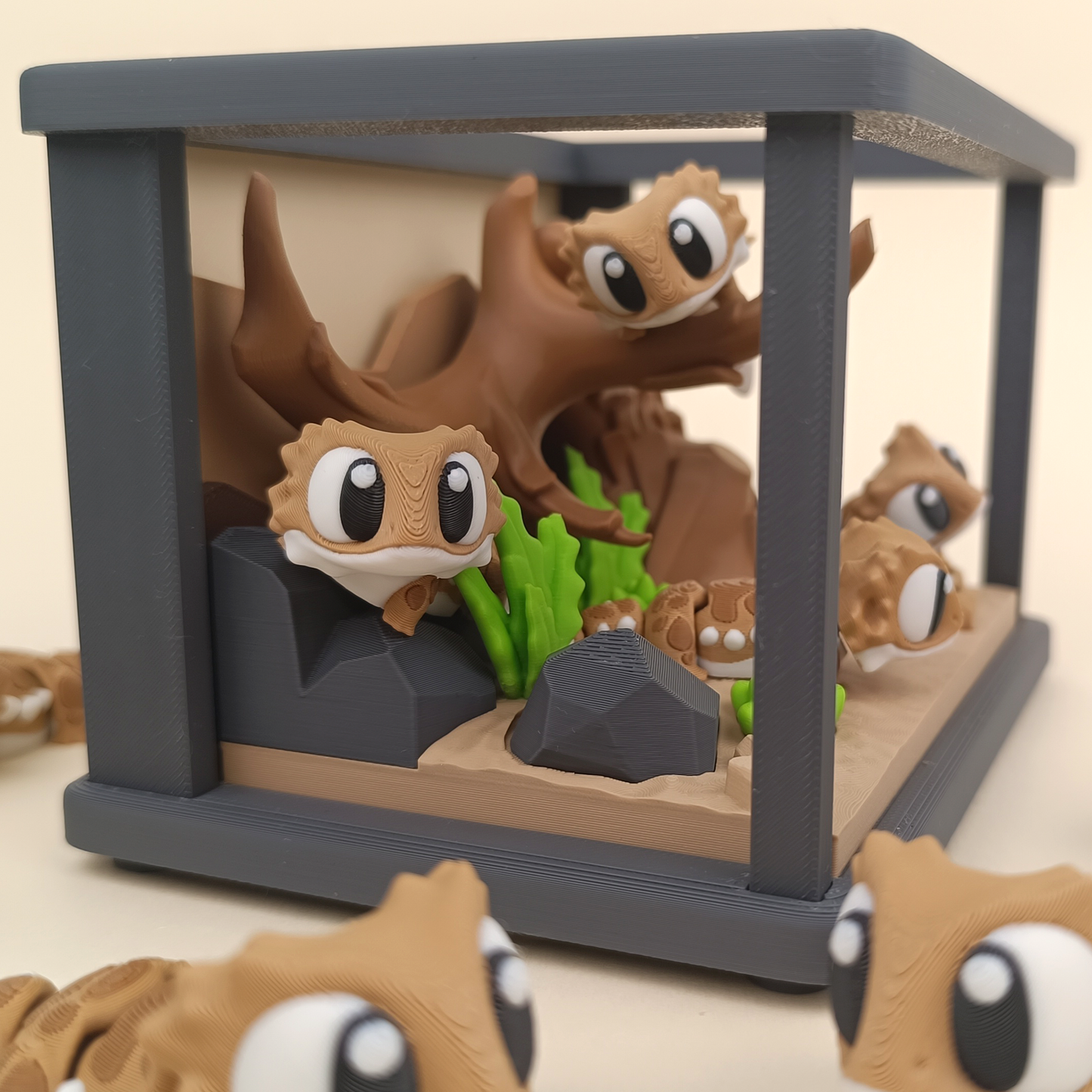 Bearded Dragon Reptile enclosure Playset