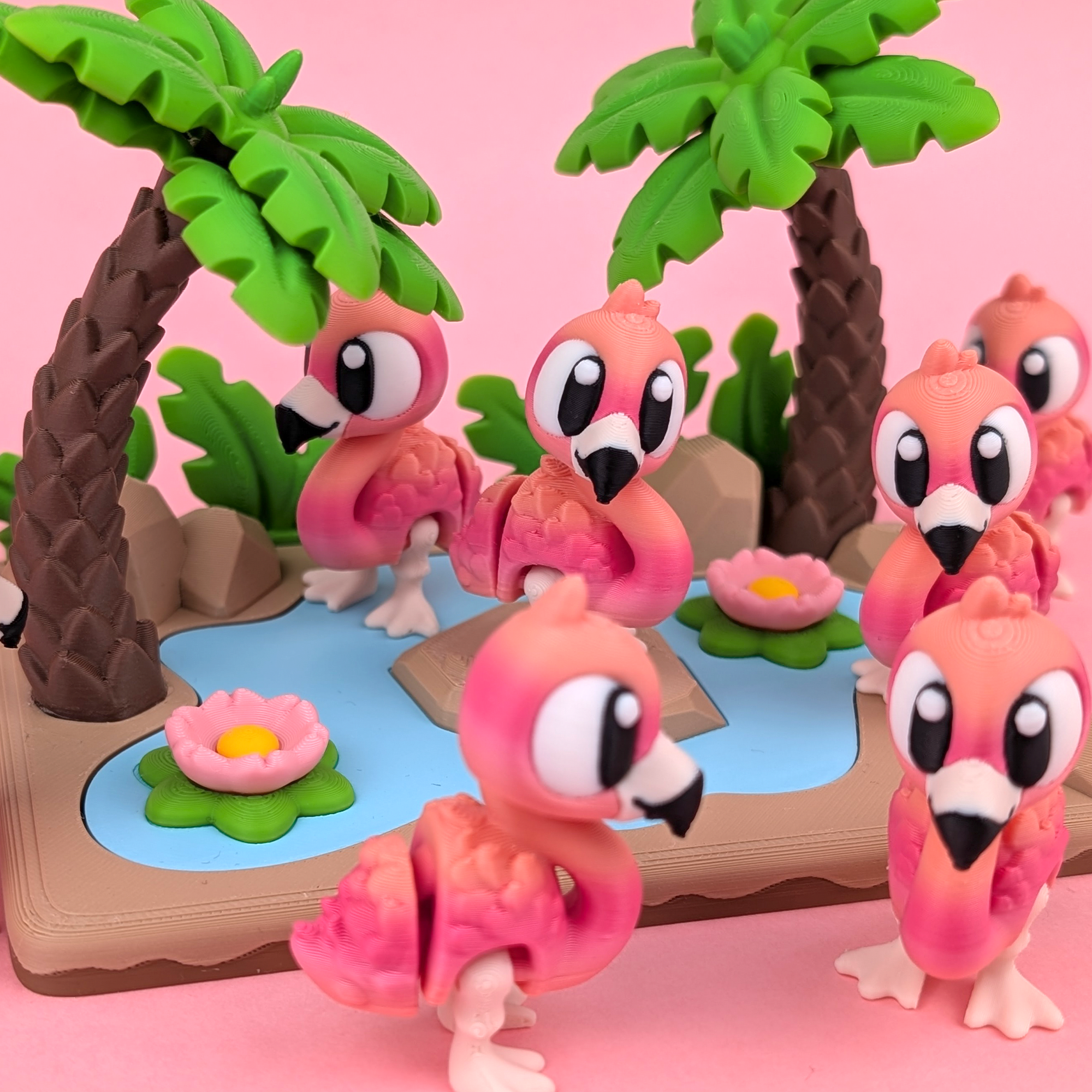 Flamingo & Pink Lagoon Playset