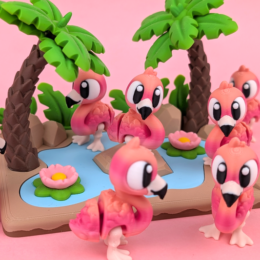 Flamingo & Pink Lagoon Playset