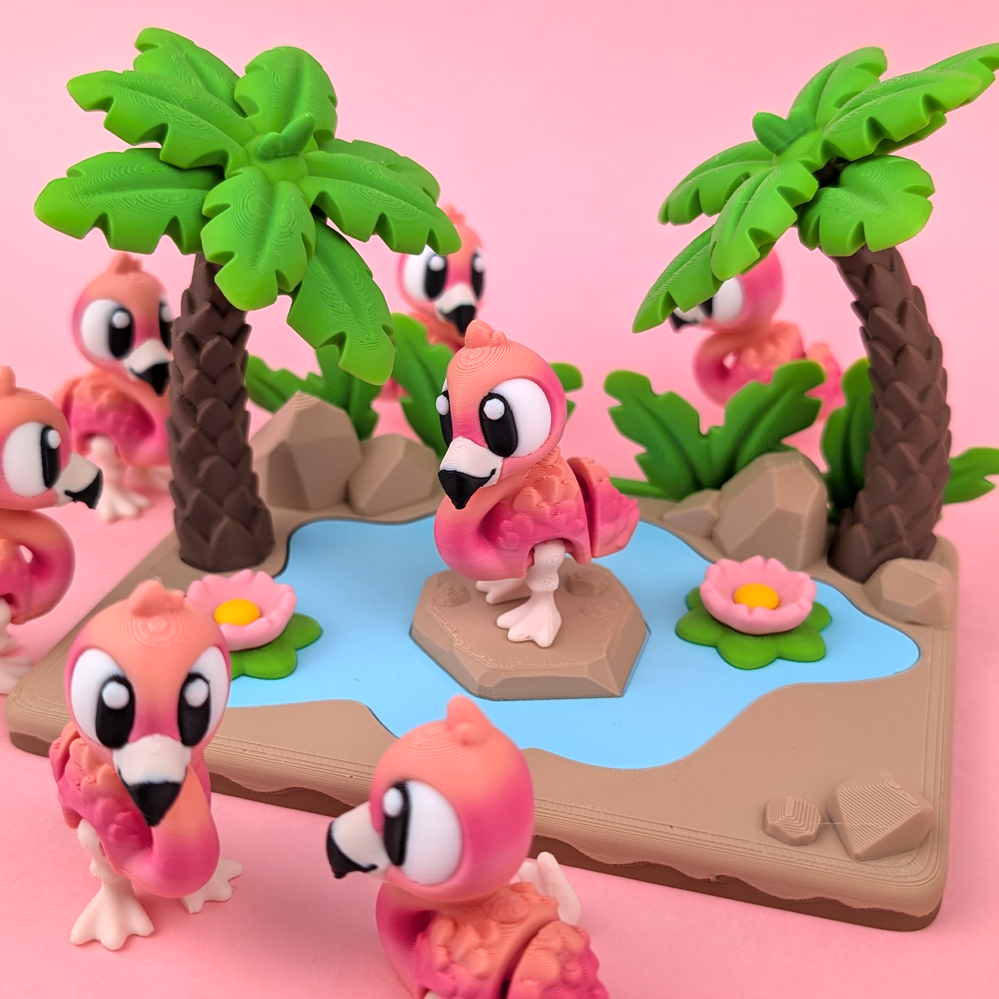 Flamingo & Pink Lagoon Playset
