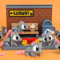 Rats & Street Snack corner Playset