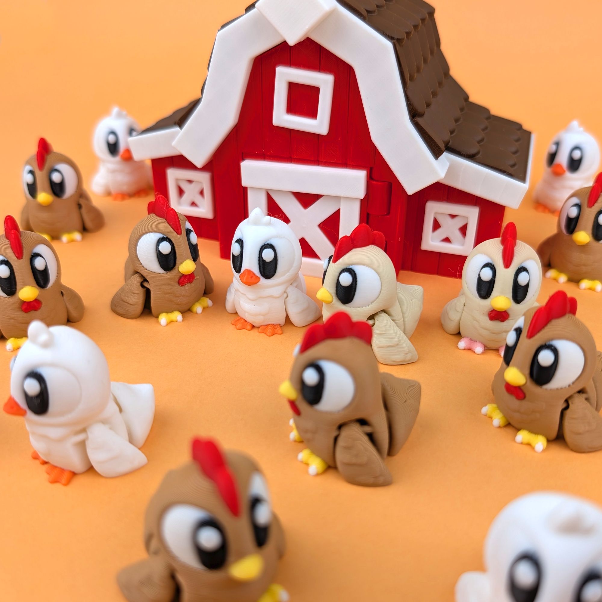 Chicken/ Duck Farm animals Barn Playset