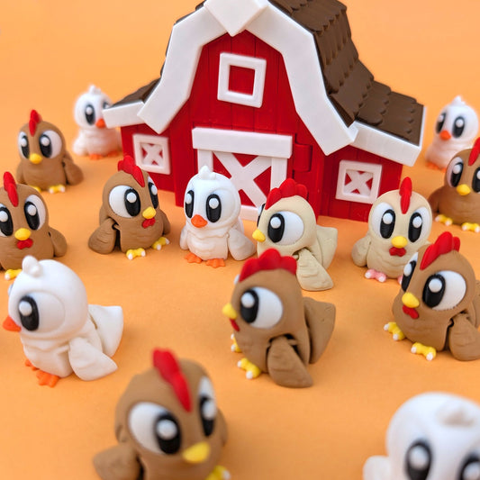 Chicken/ Duck Farm animals Barn Playset