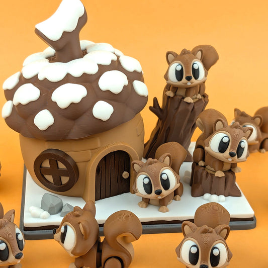 Squirrel & Mini Corn House Playset