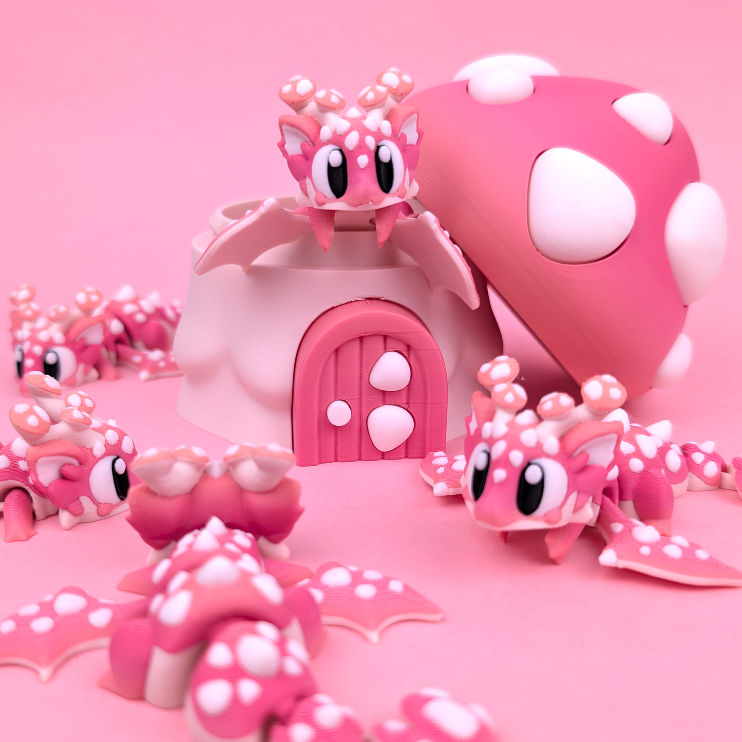 Mushroom Mini Dragon & Egg