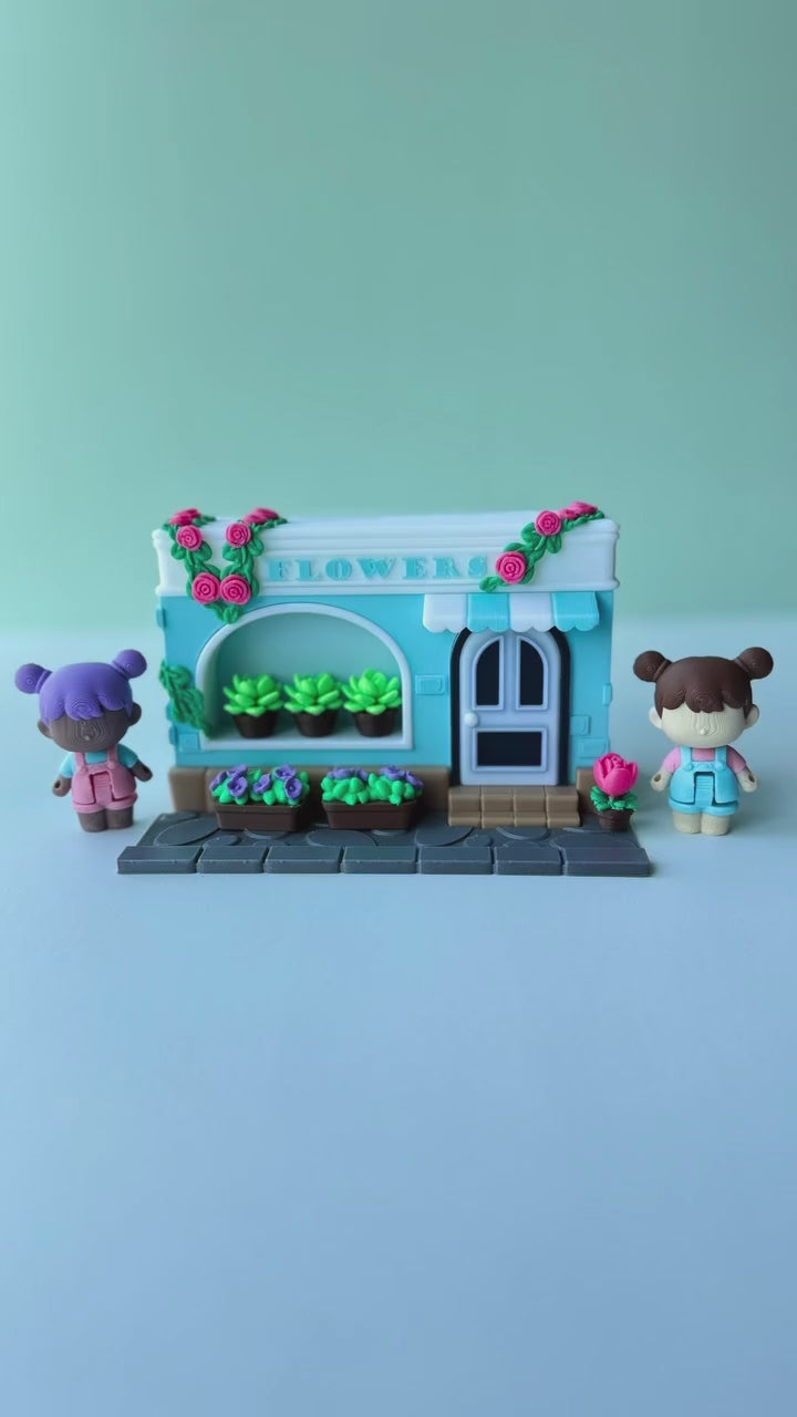 Mini Village #2 Flower Shop