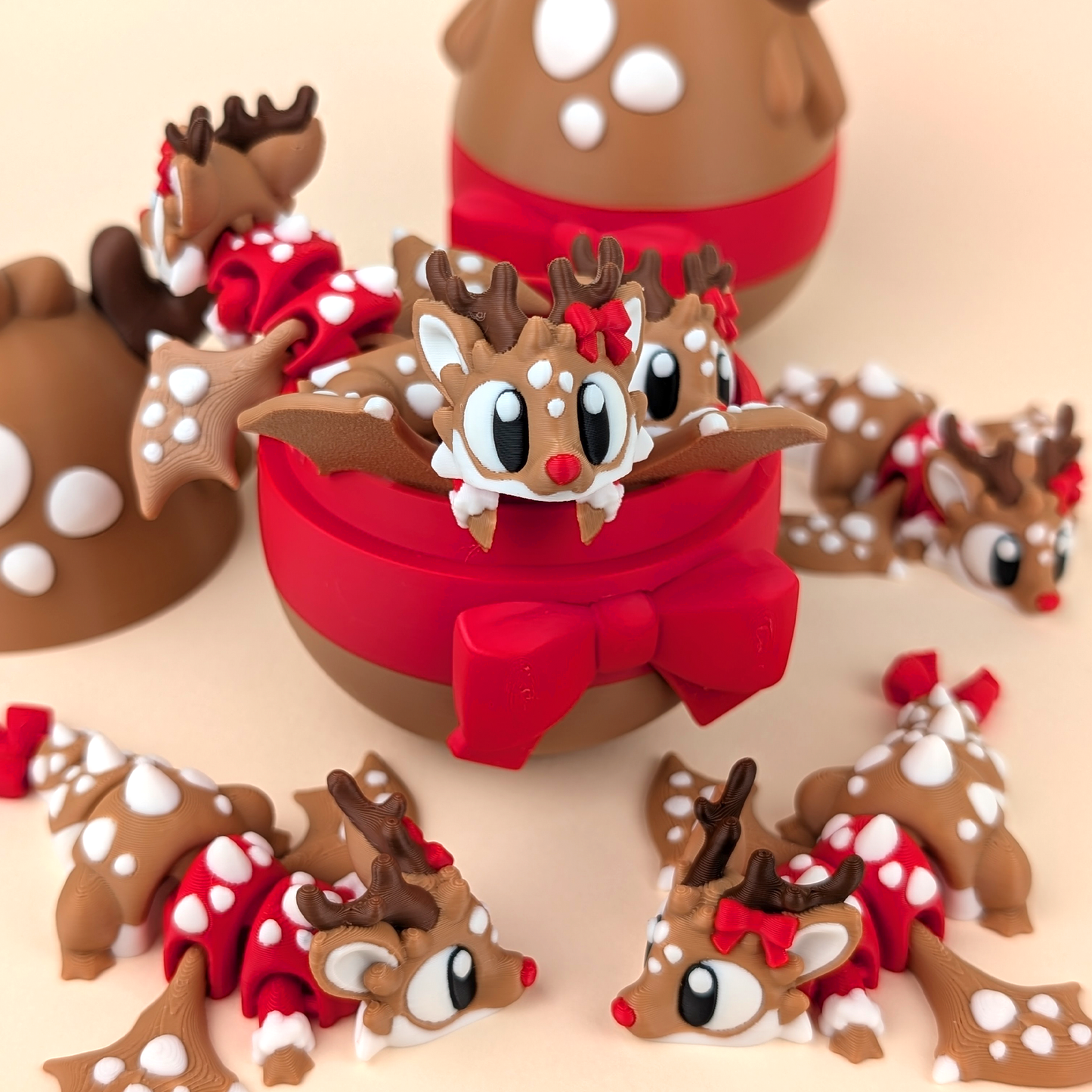Reindeer Mini Dragon & Egg
