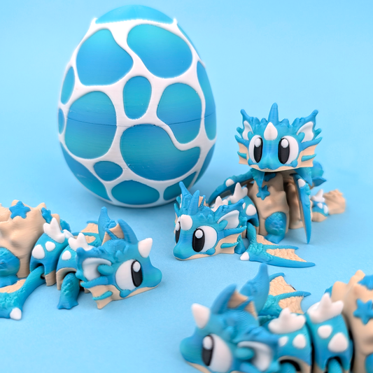 Sea Shell Mini Dragon & Egg